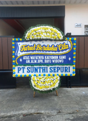 Papan Bunga Duka di Lebak Wangi